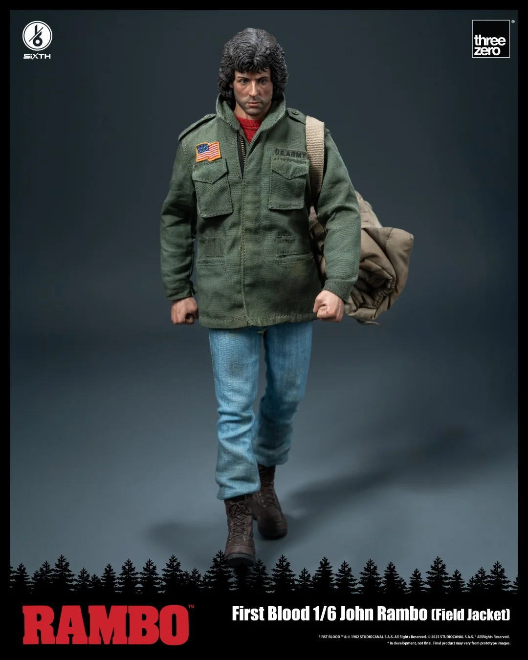 SIXTH Rambo: First Blood - 1/6 John Rambo (Field Jacket) - Image 8