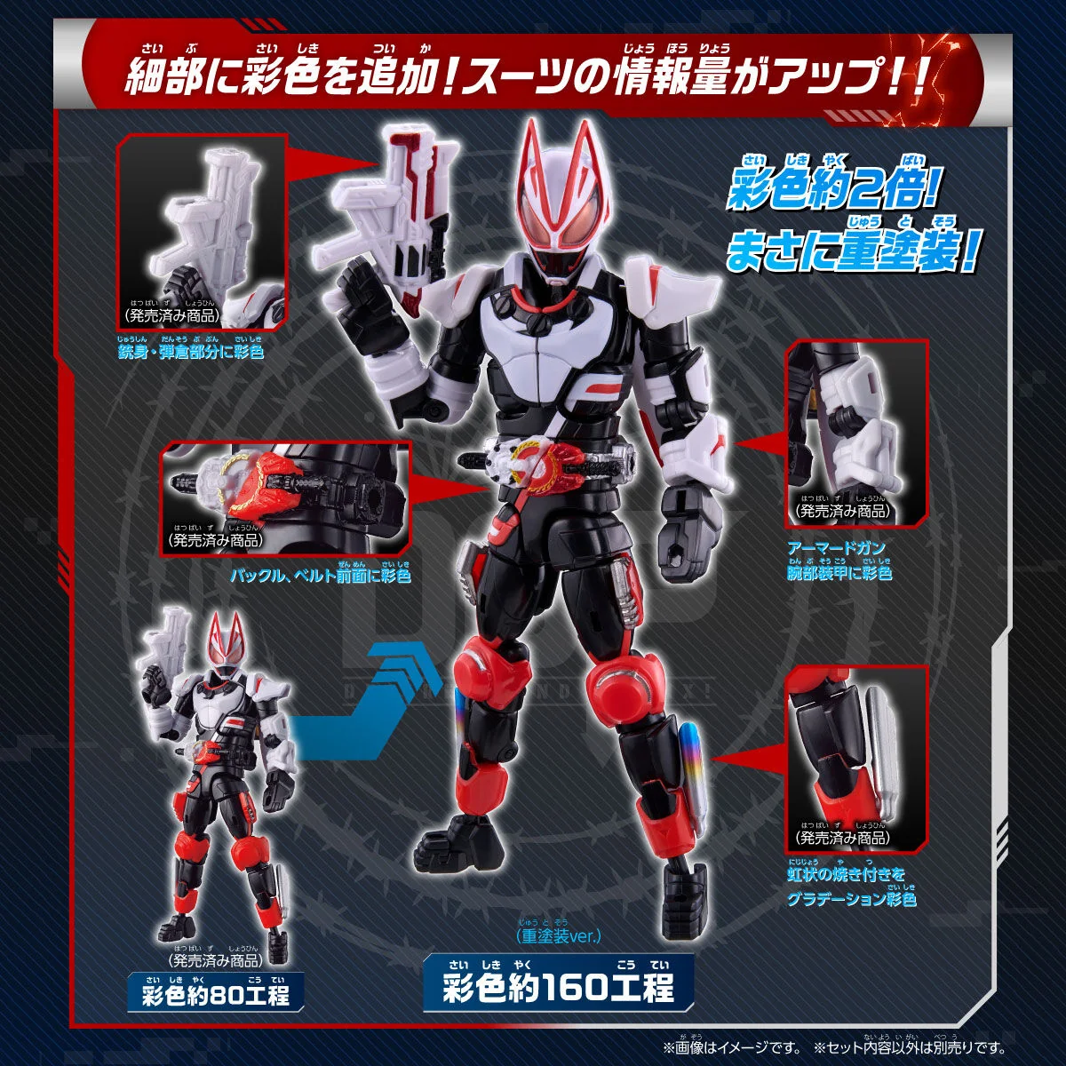 Kamen Rider Geats Revolve Change PB04 - MagnumBoost & Fever Set - Image 3