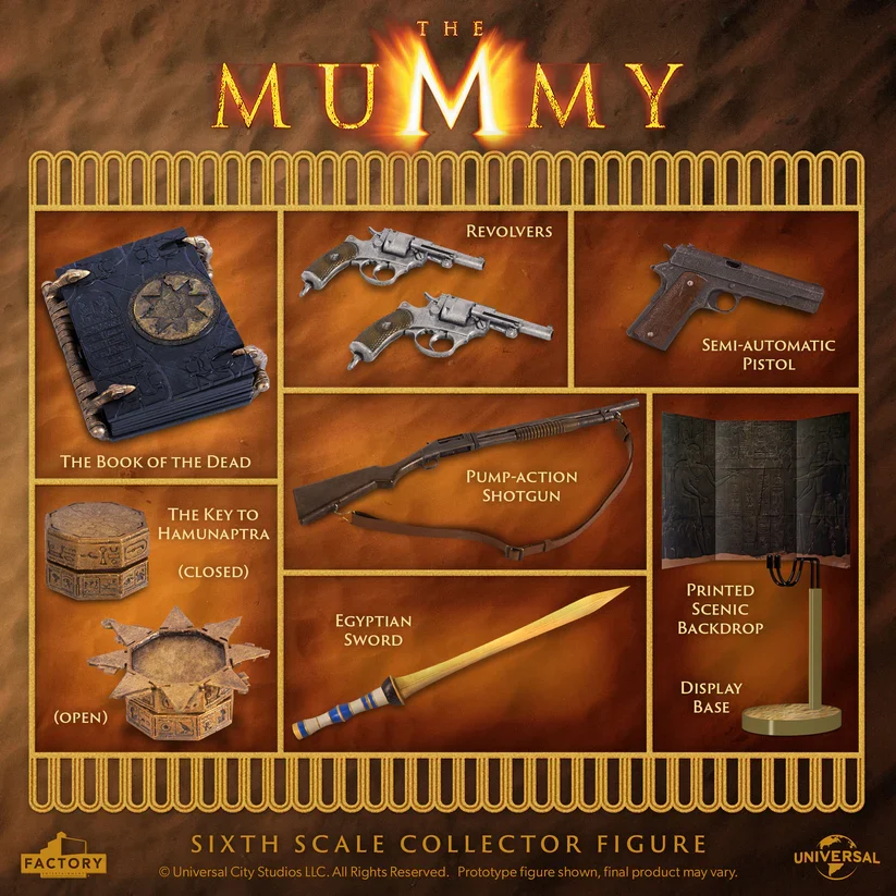 [PREORDER] Rick O'Connell Sixth Scale Figure - The Mummy - Image 14