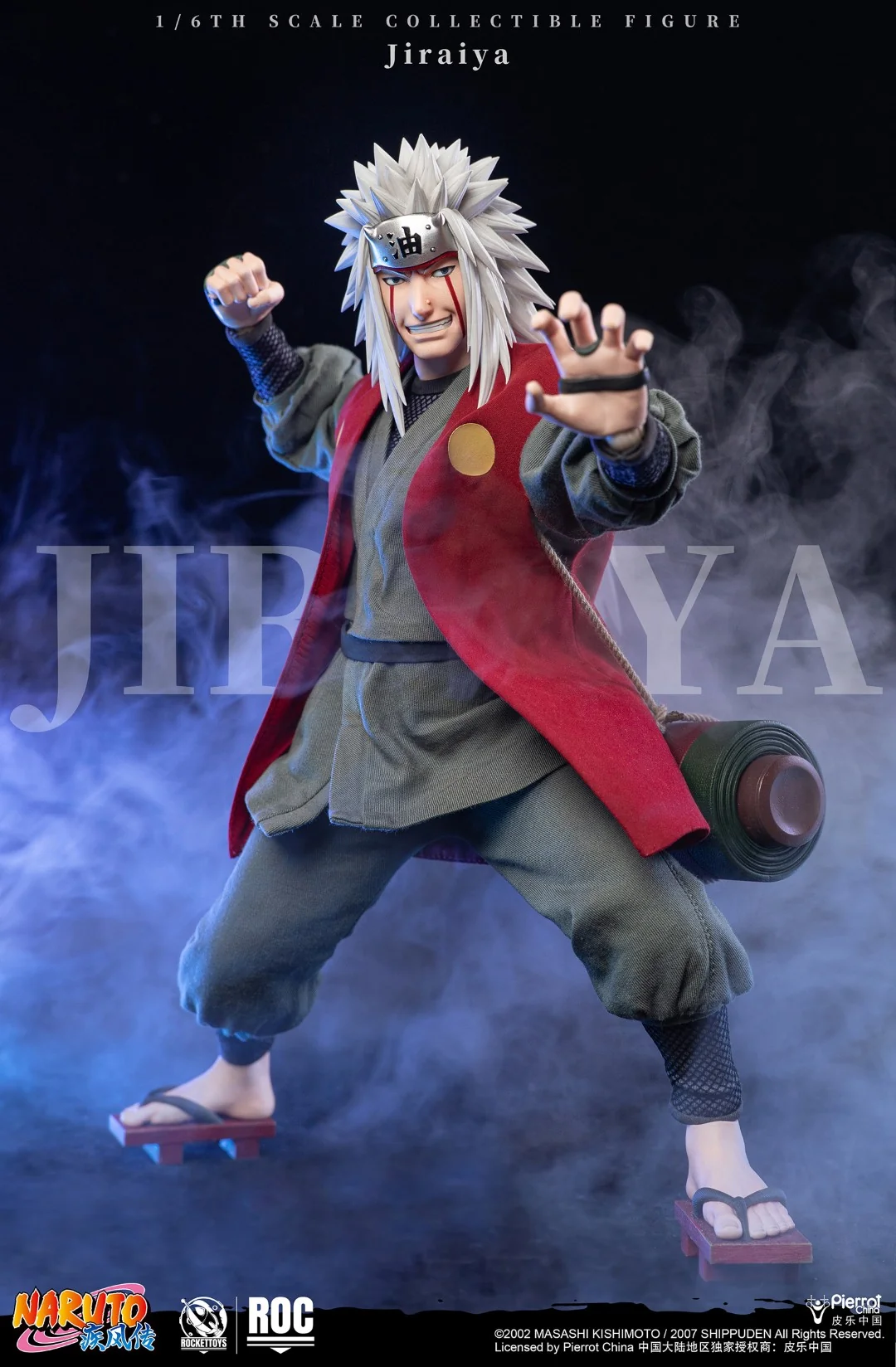 [PREORDER] ROCKET TOYS Jiraiya - Naruto 1/6 Scale Action Figure - Image 6