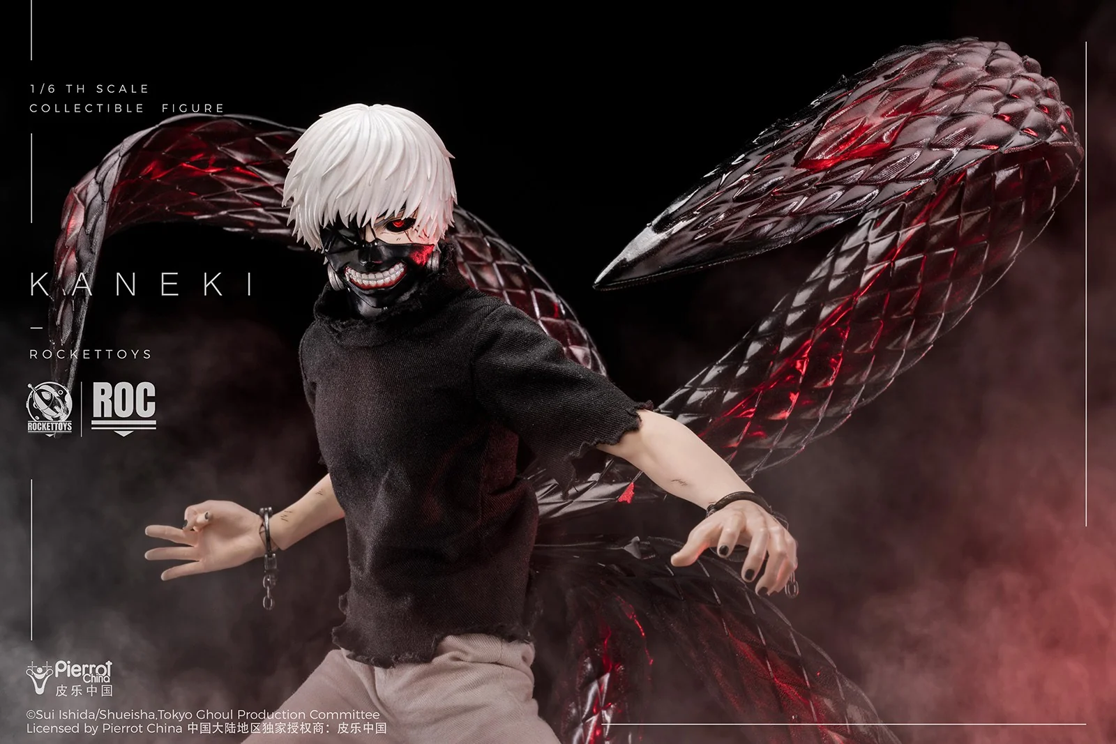 [PREORDER] ROCKET TOYS Ken Kaneki Awakening Ver - Tokyo Ghoul 1/6 Scale Action Figure - Image 20
