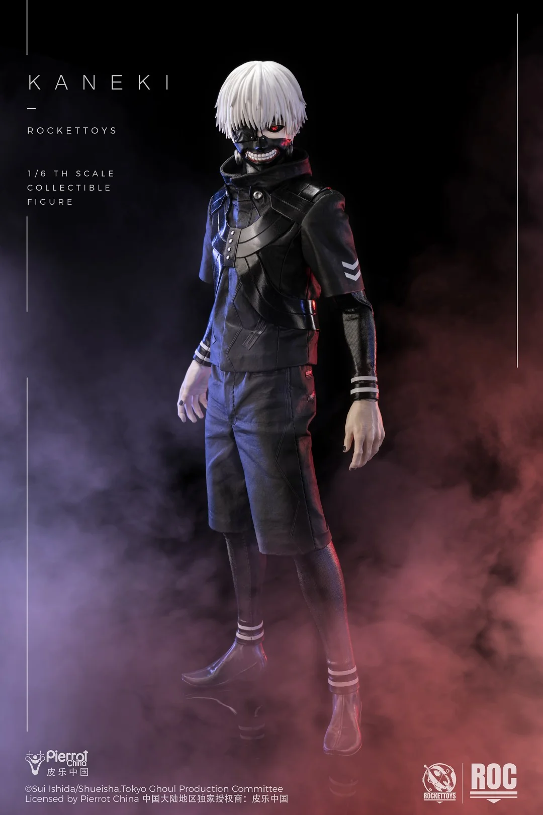[PREORDER] ROCKET TOYS Ken Kaneki Battle Suit Ver - Tokyo Ghoul 1/6 Scale Action Figure - Image 3