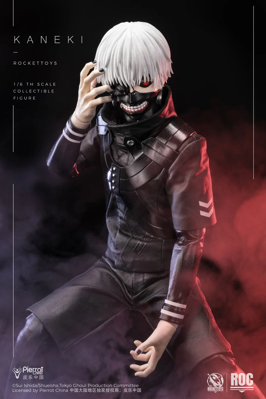 [PREORDER] ROCKET TOYS Ken Kaneki Battle Suit Ver - Tokyo Ghoul 1/6 Scale Action Figure - Image 5