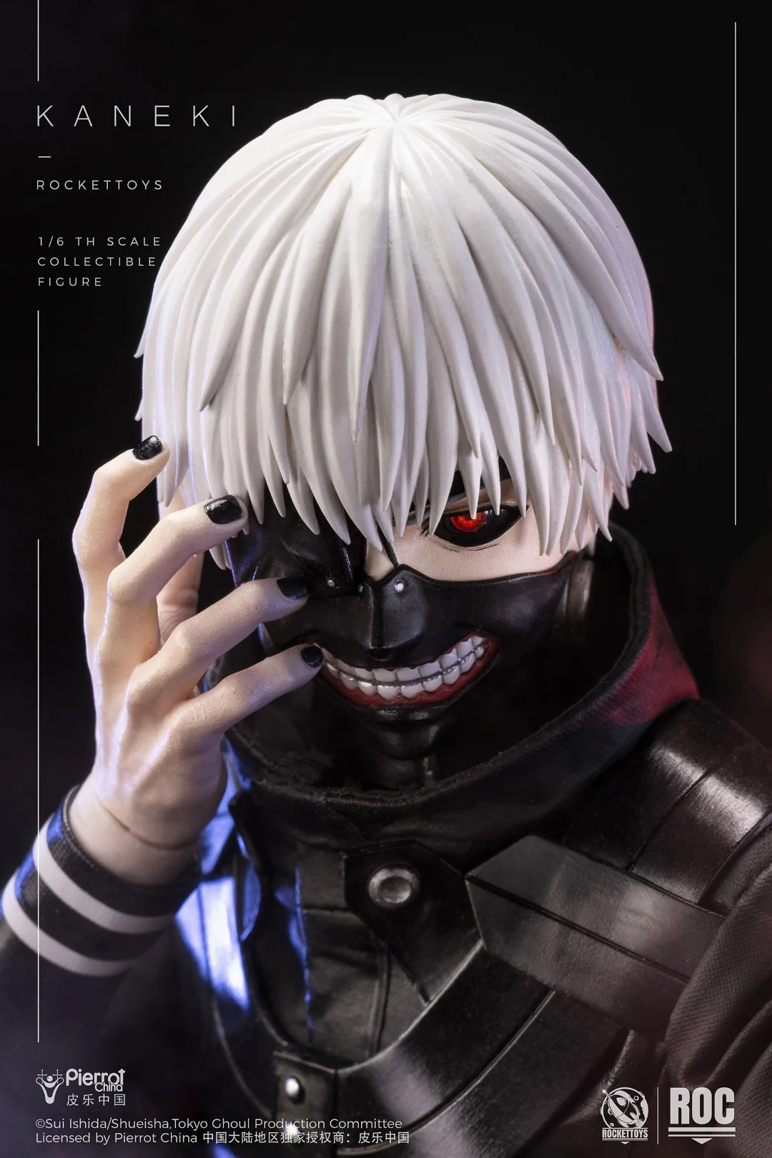 [PREORDER] ROCKET TOYS Ken Kaneki Battle Suit Ver - Tokyo Ghoul 1/6 Scale Action Figure - Image 7