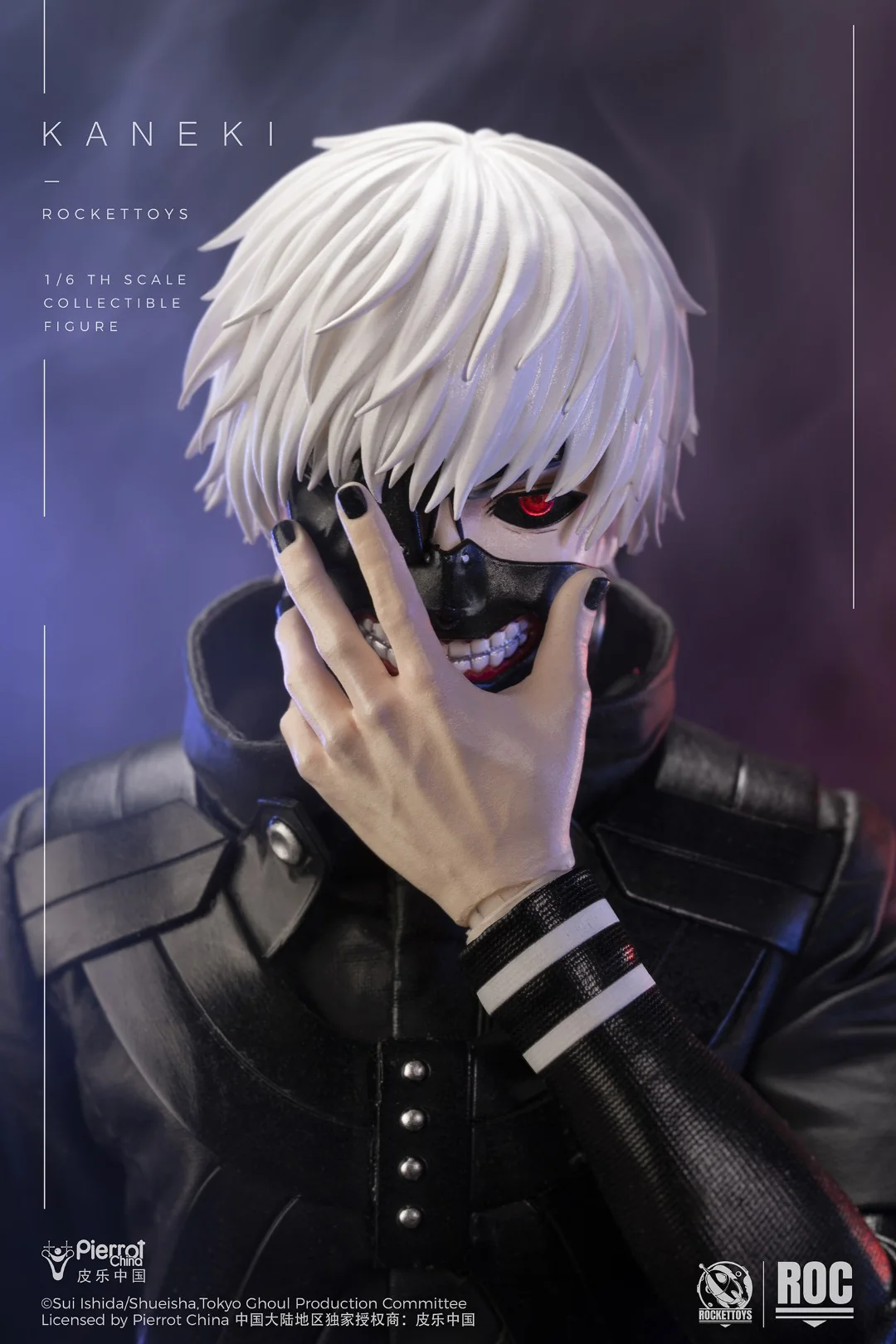 [PREORDER] ROCKET TOYS Ken Kaneki Battle Suit Ver - Tokyo Ghoul 1/6 Scale Action Figure - Image 8