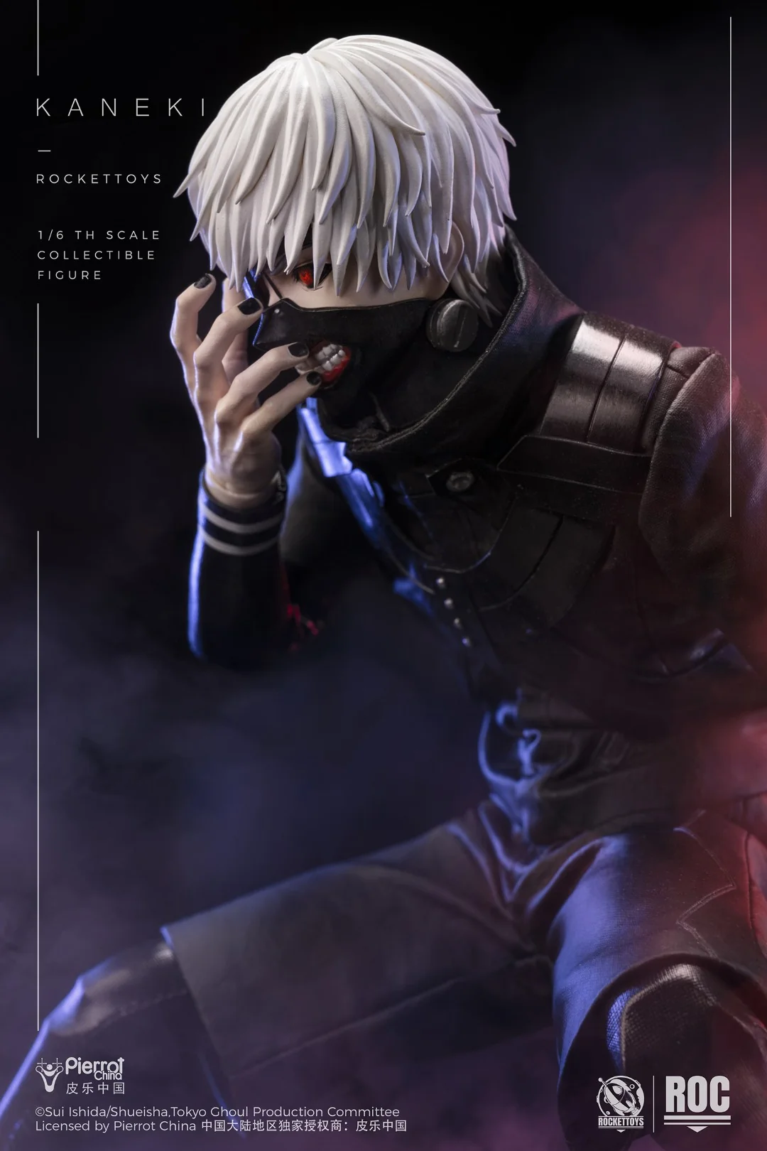 [PREORDER] ROCKET TOYS Ken Kaneki Battle Suit Ver - Tokyo Ghoul 1/6 Scale Action Figure - Image 9