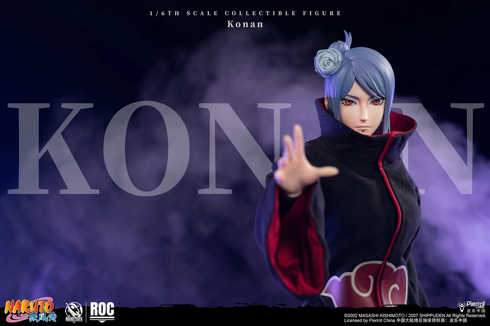 [PREORDER] ROCKET TOYS Konan Xiaonan - Naruto 1/6 Scale Action Figure - Image 9
