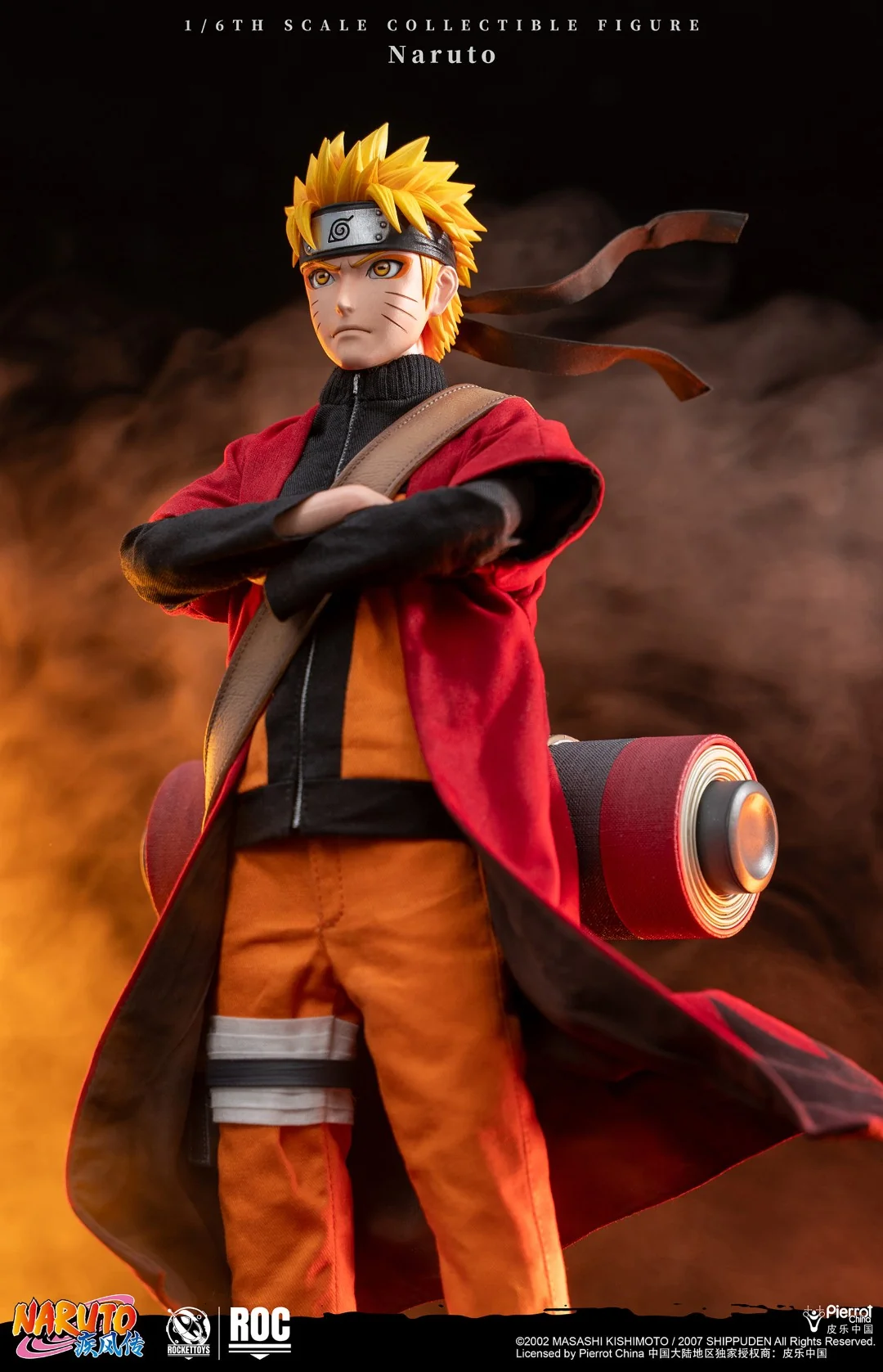 [PREORDER] ROCKET TOYS Naruto Uzumaki Sage Mode Ver 1/6 Scale Action Figure - Image 3
