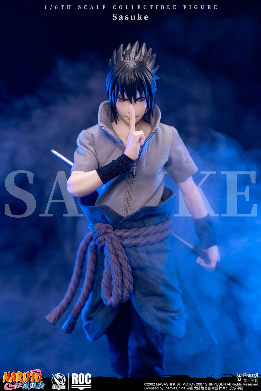 [PREORDER] ROCKET TOYS Sasuke Uchiha 1/6 Scale Action Figure - Image 5