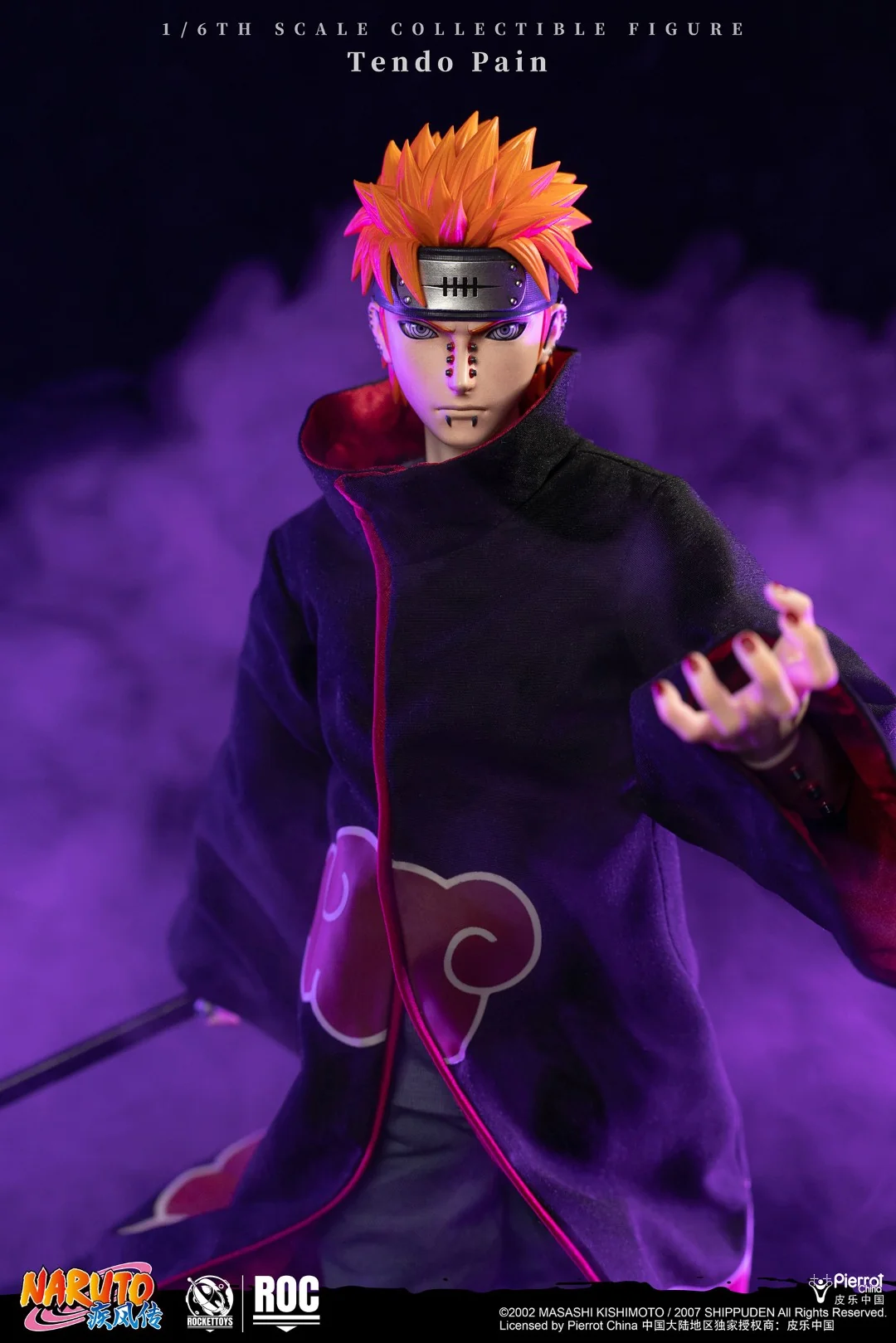 [PREORDER] ROCKET TOYS Tendou Pain (Deva Path) 1/6 Scale Action Figure - Image 12