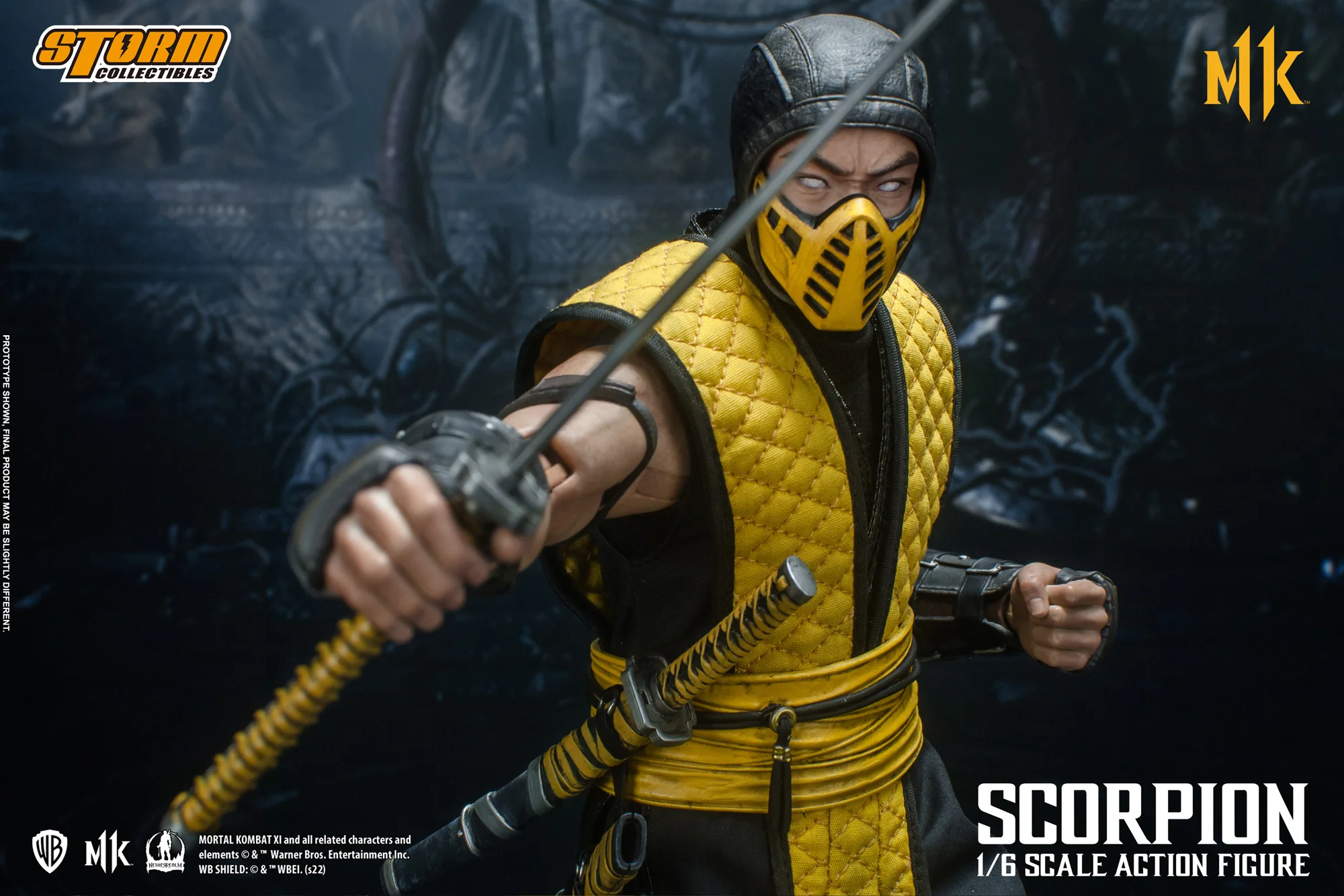 Scorpion Mortal Kombat 11 Storm Collectibles 1/6 Action Figure - Image 18