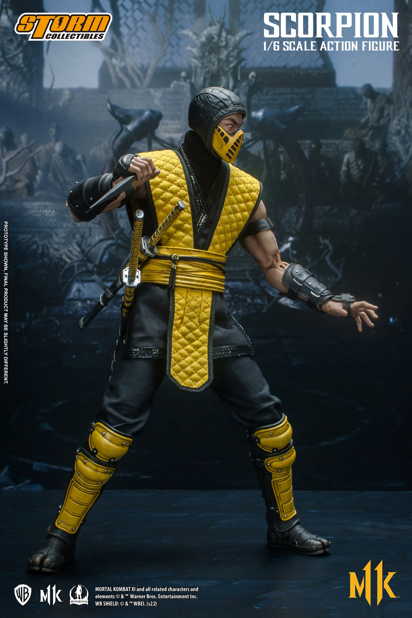 Scorpion Mortal Kombat 11 Storm Collectibles 1/6 Action Figure - Image 9