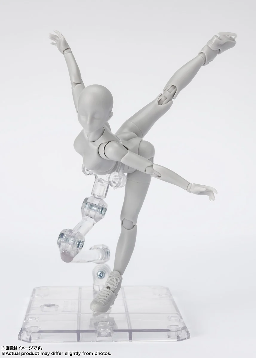 SH Figuarts Body-chan -Sports- Edition DX SET (Gray Color Ver.) - Image 5