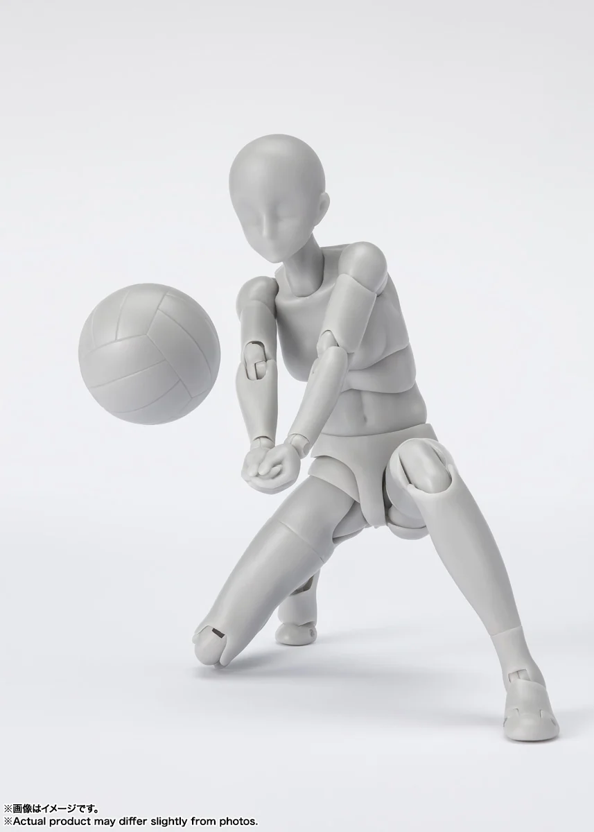 SH Figuarts Body-chan -Sports- Edition DX SET (Gray Color Ver.) - Image 8