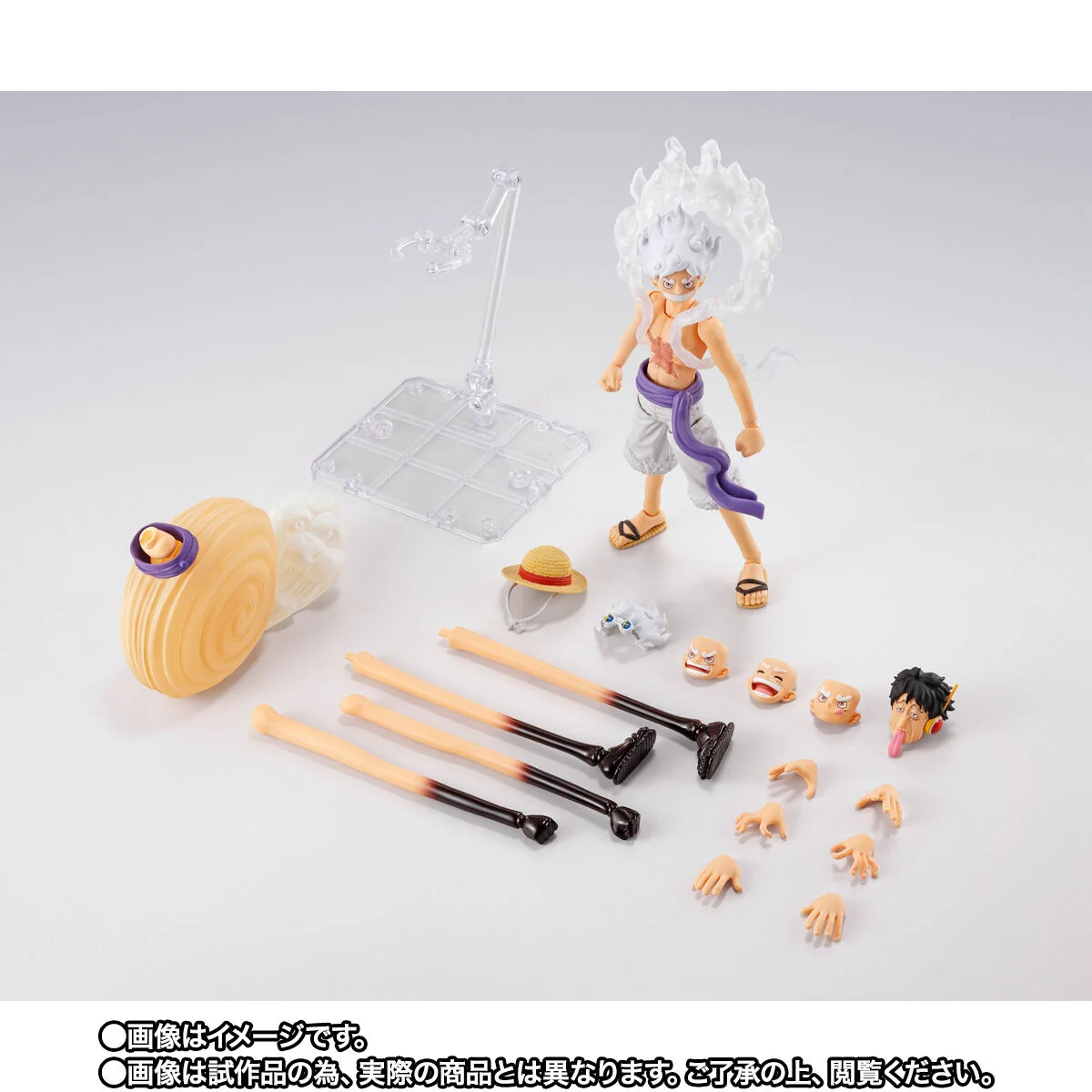 SH Figuarts Monkey D. Luffy -Gear 5 Miyajima Egghead- - Image 9