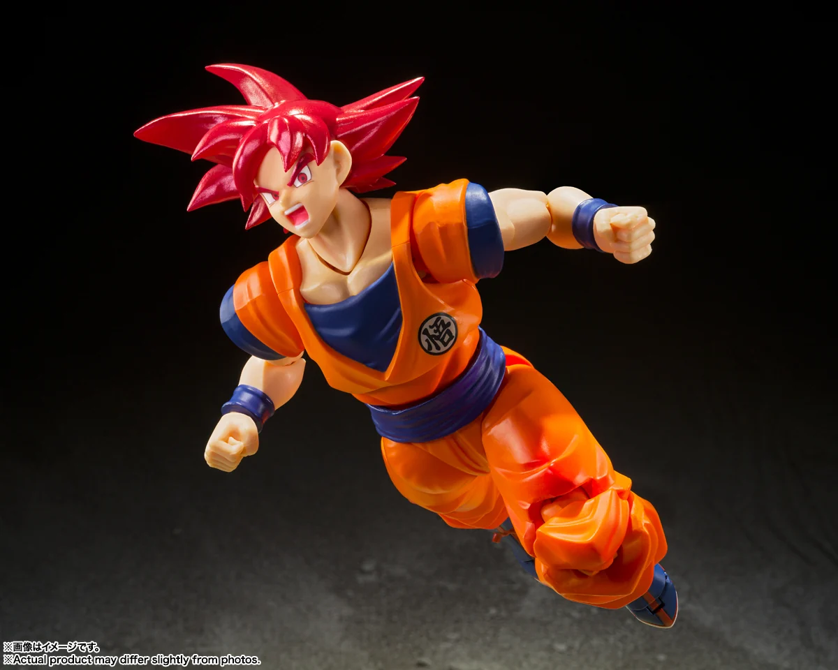 SH Figuarts Super Saiyan God Son Goku -Saiyan God of Virtue- - Image 5