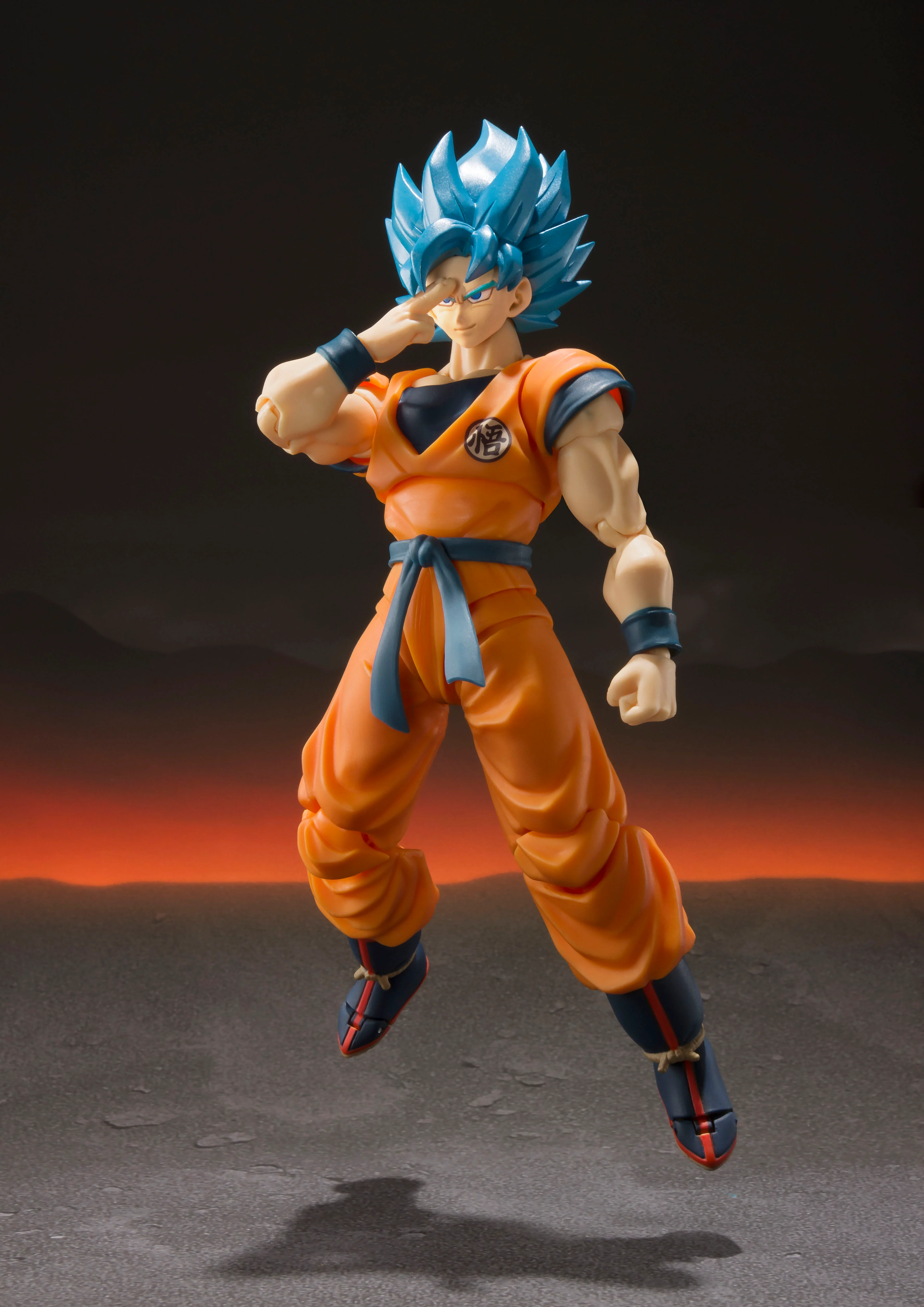 SH Figuarts Super Saiyan God Super Saiyan Goku Super (Reissue) - Image 4