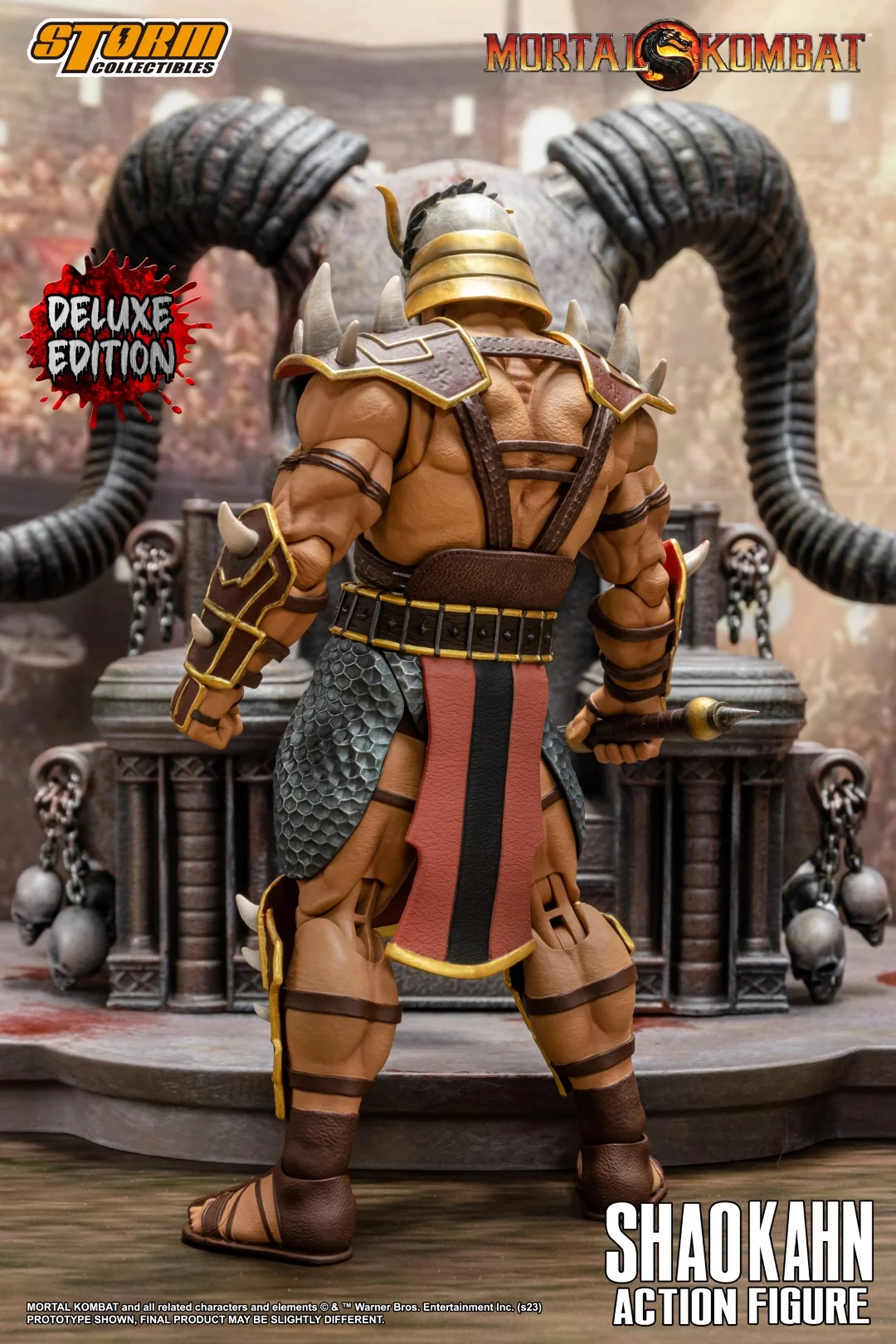 Shao Khan Storm Collectibles Mortal Kombat Action Figure - Deluxe Version - Image 10