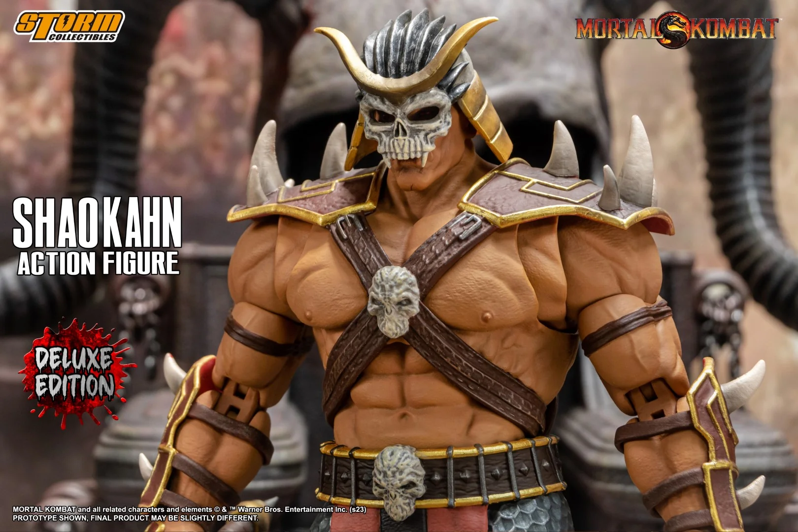 Shao Khan Storm Collectibles Mortal Kombat Action Figure - Deluxe Version - Image 12