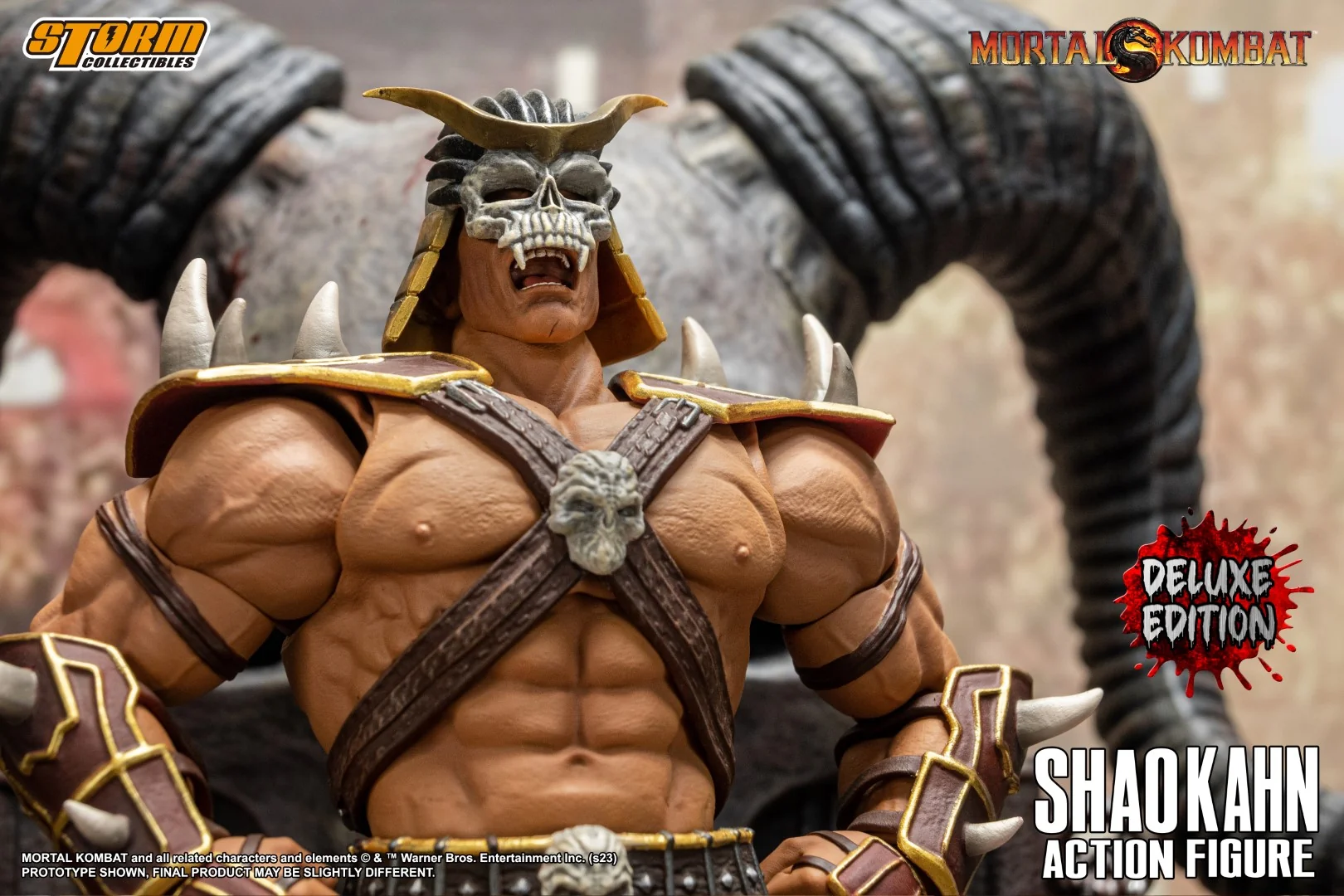 Shao Khan Storm Collectibles Mortal Kombat Action Figure - Deluxe Version - Image 16