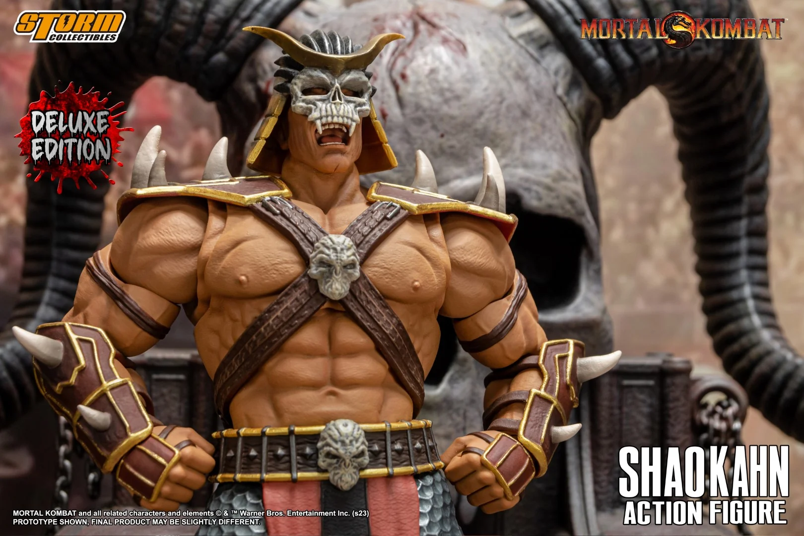 Shao Khan Storm Collectibles Mortal Kombat Action Figure - Deluxe Version - Image 17