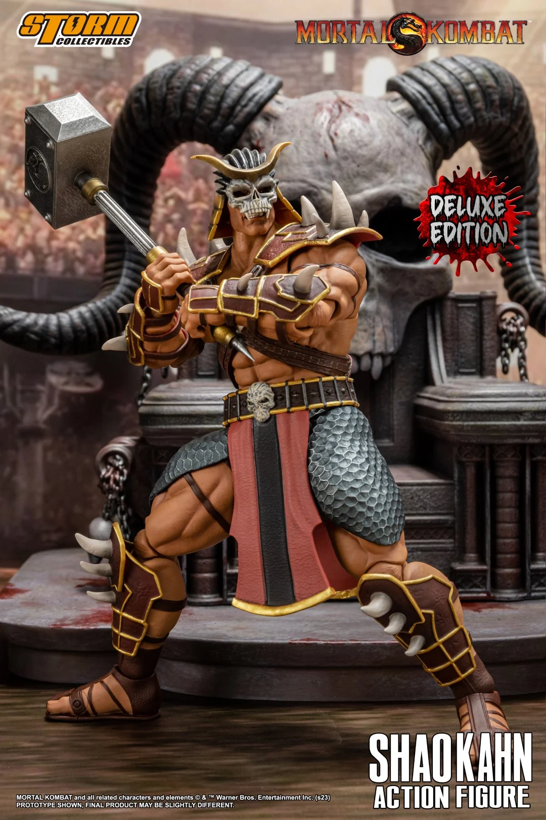 Shao Khan Storm Collectibles Mortal Kombat Action Figure - Deluxe Version - Image 19