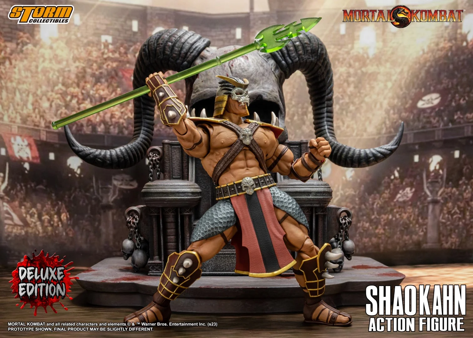 Shao Khan Storm Collectibles Mortal Kombat Action Figure - Deluxe Version - Image 20