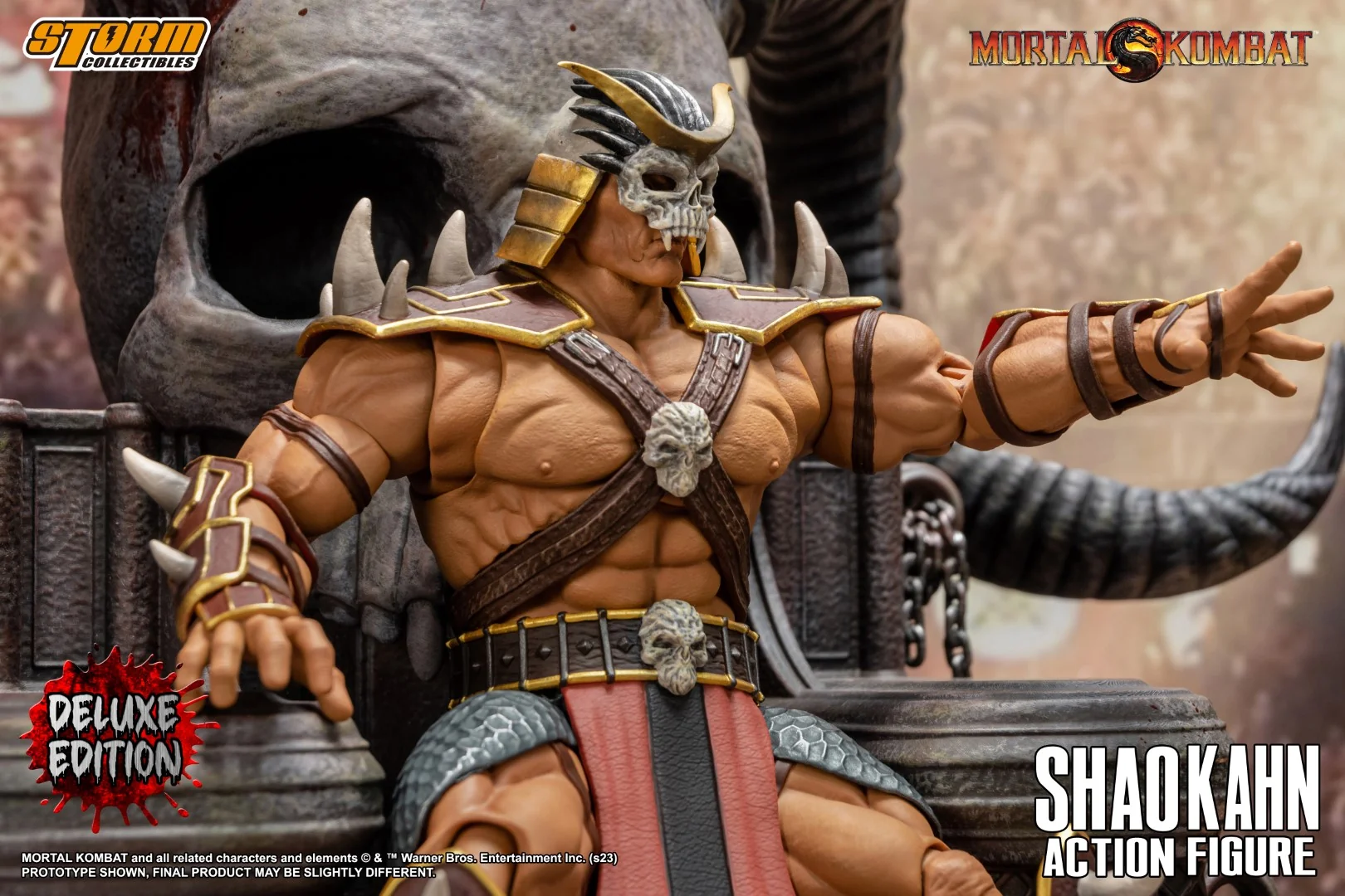 Shao Khan Storm Collectibles Mortal Kombat Action Figure - Deluxe Version - Image 21