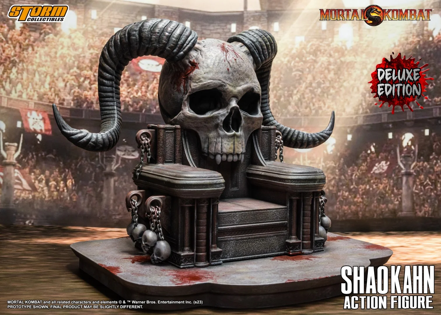 Shao Khan Storm Collectibles Mortal Kombat Action Figure - Deluxe Version - Image 4
