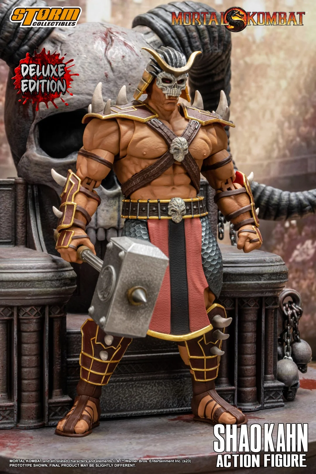 Shao Khan Storm Collectibles Mortal Kombat Action Figure - Deluxe Version - Image 7