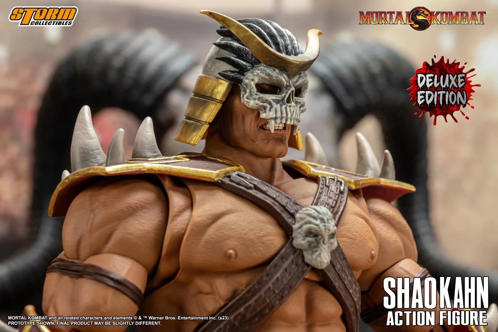 Shao Khan Storm Collectibles Mortal Kombat Action Figure - Deluxe Version - Image 9