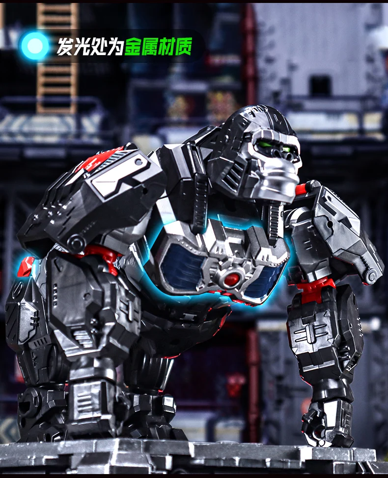 Shape-Shifting Toy Gorilla Leader - Commander of Justice - Image 4