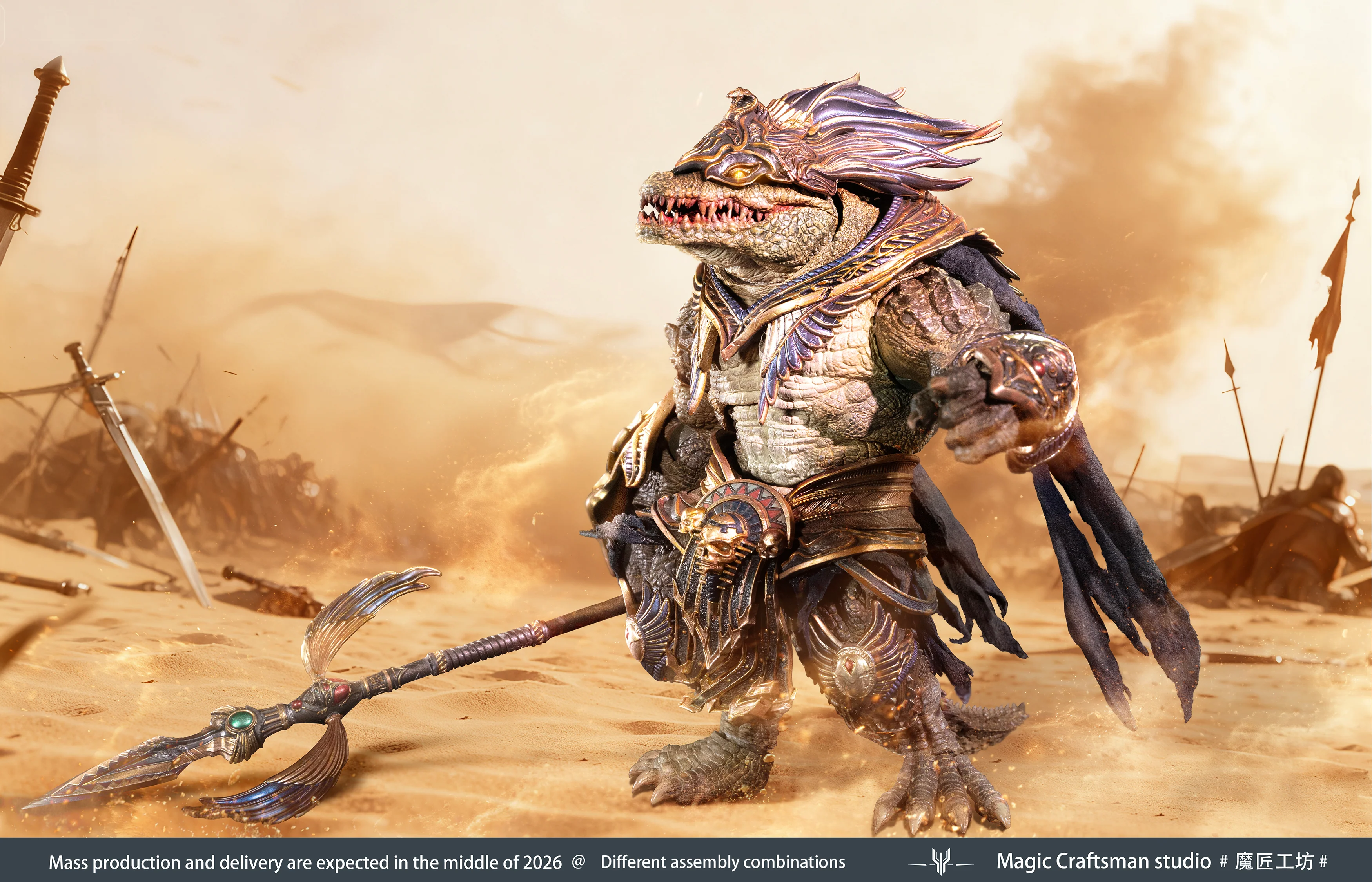 Sobek (Desert Colossus Crocodile) - Temple of Chaos Egypt 1/12 Action Figure - Image 19