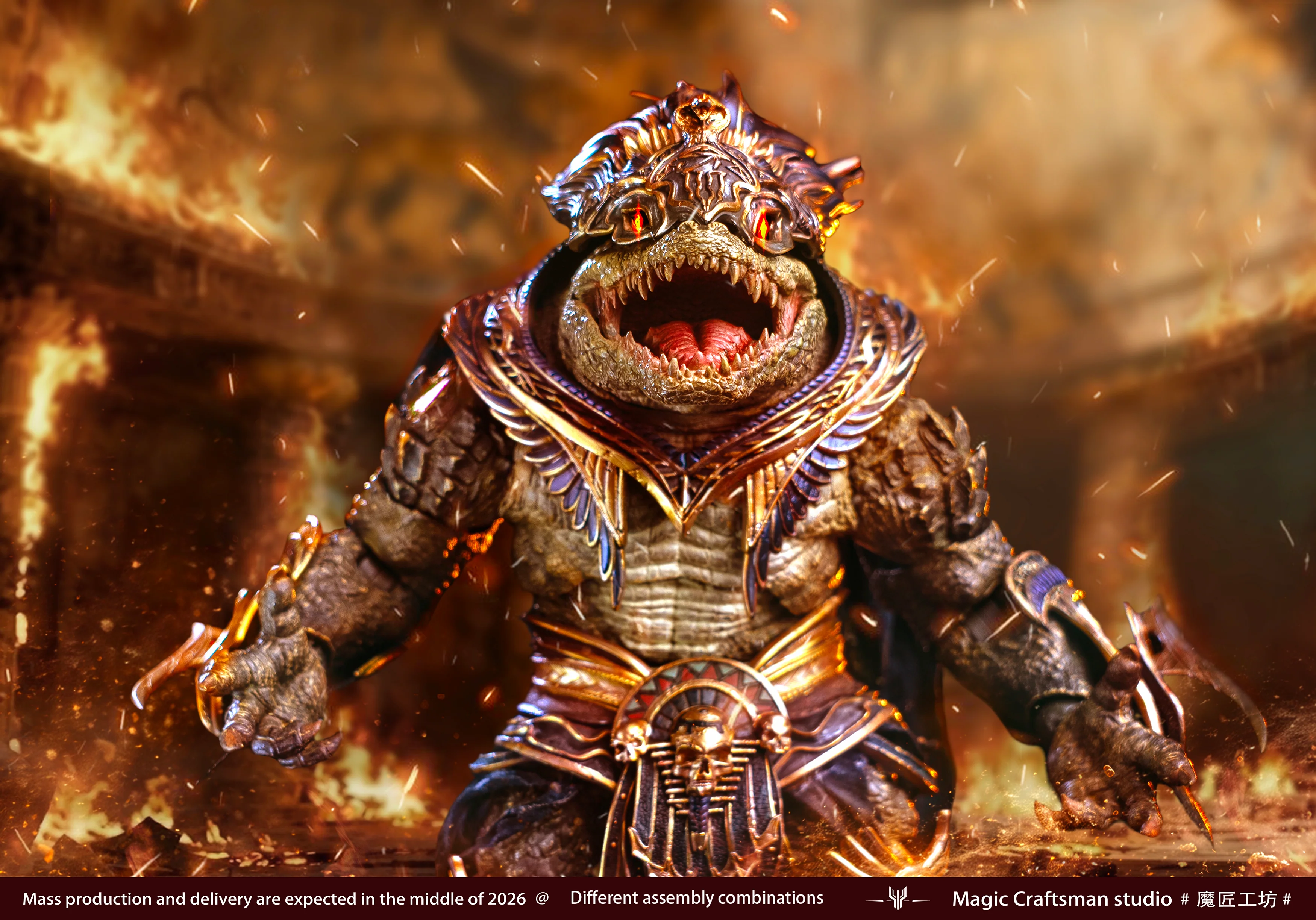 Sobek (Desert Colossus Crocodile) - Temple of Chaos Egypt 1/12 Action Figure - Image 2