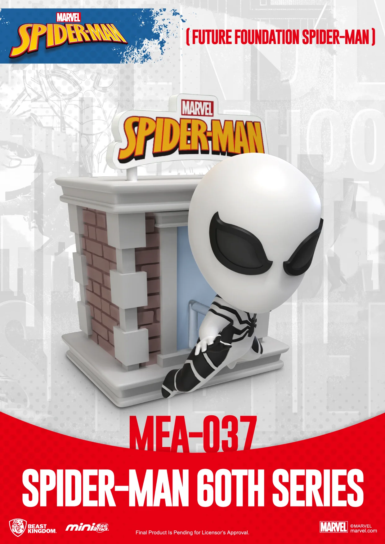 Spider-Man 60th Anniversary MEA-037 Mini Egg Attack Figure Display - Image 3