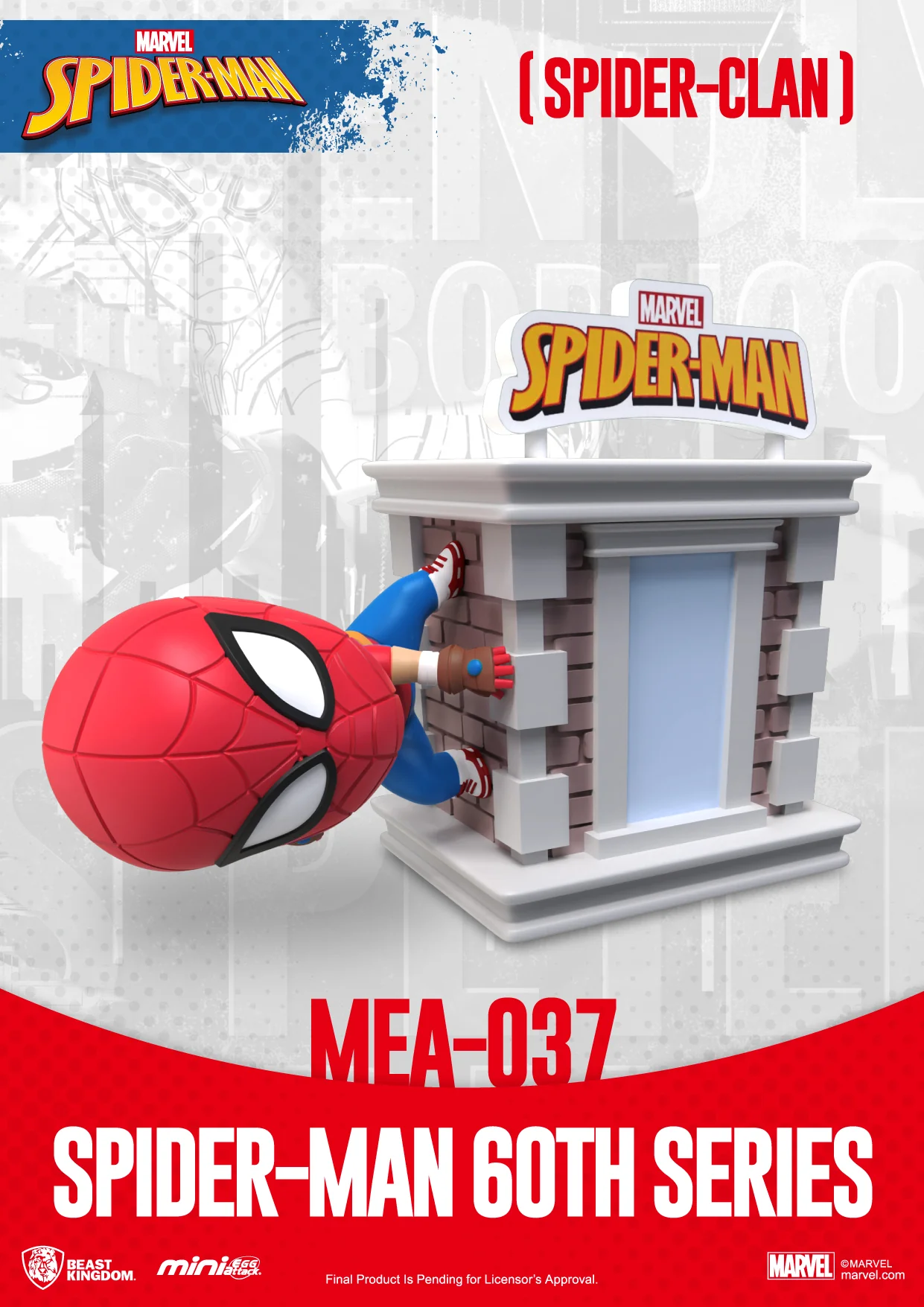 Spider-Man 60th Anniversary MEA-037 Mini Egg Attack Figure Display - Image 5