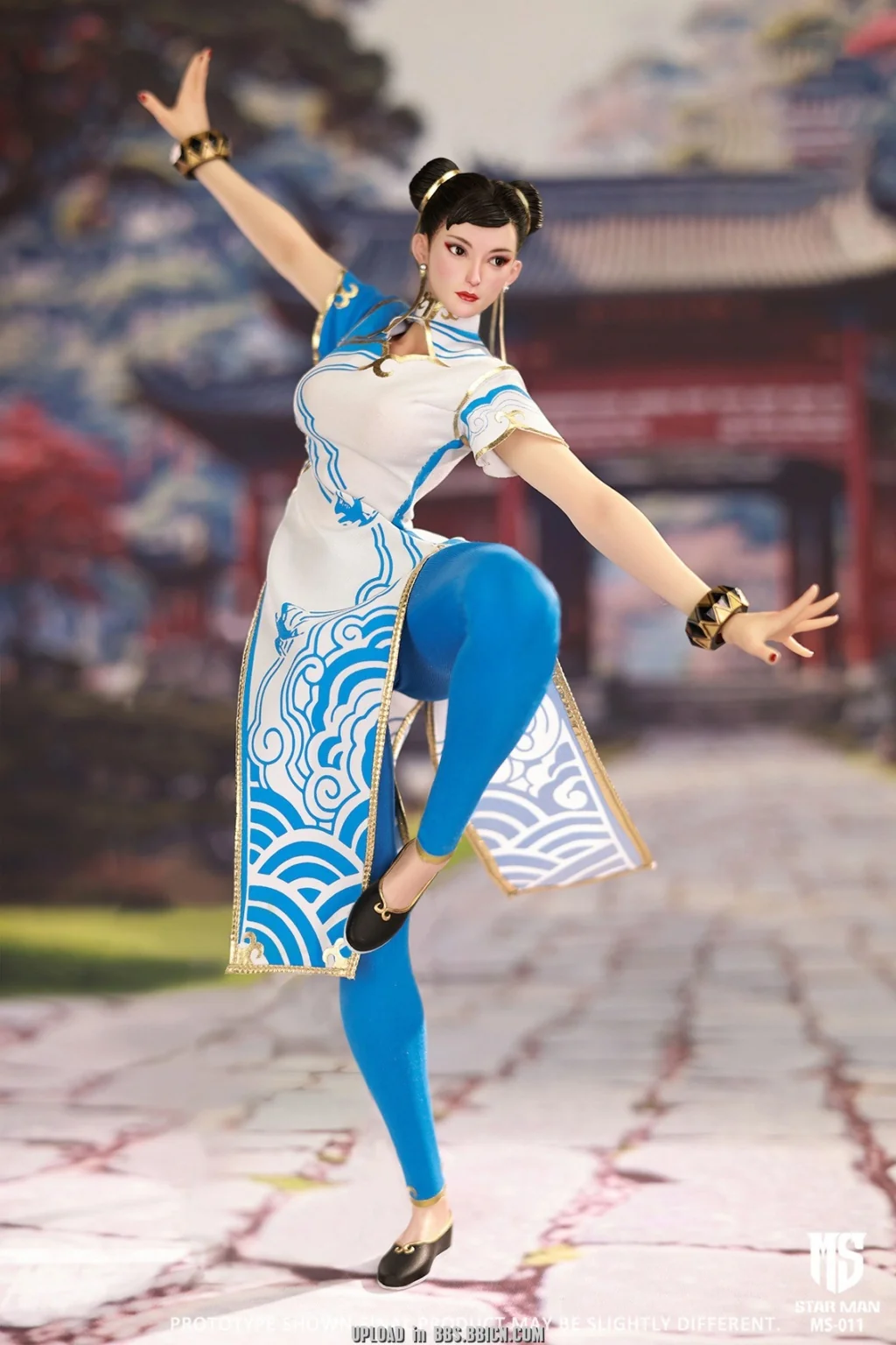 Star Man MS-011 Chun-Li (White Cheongsam) - Image 6
