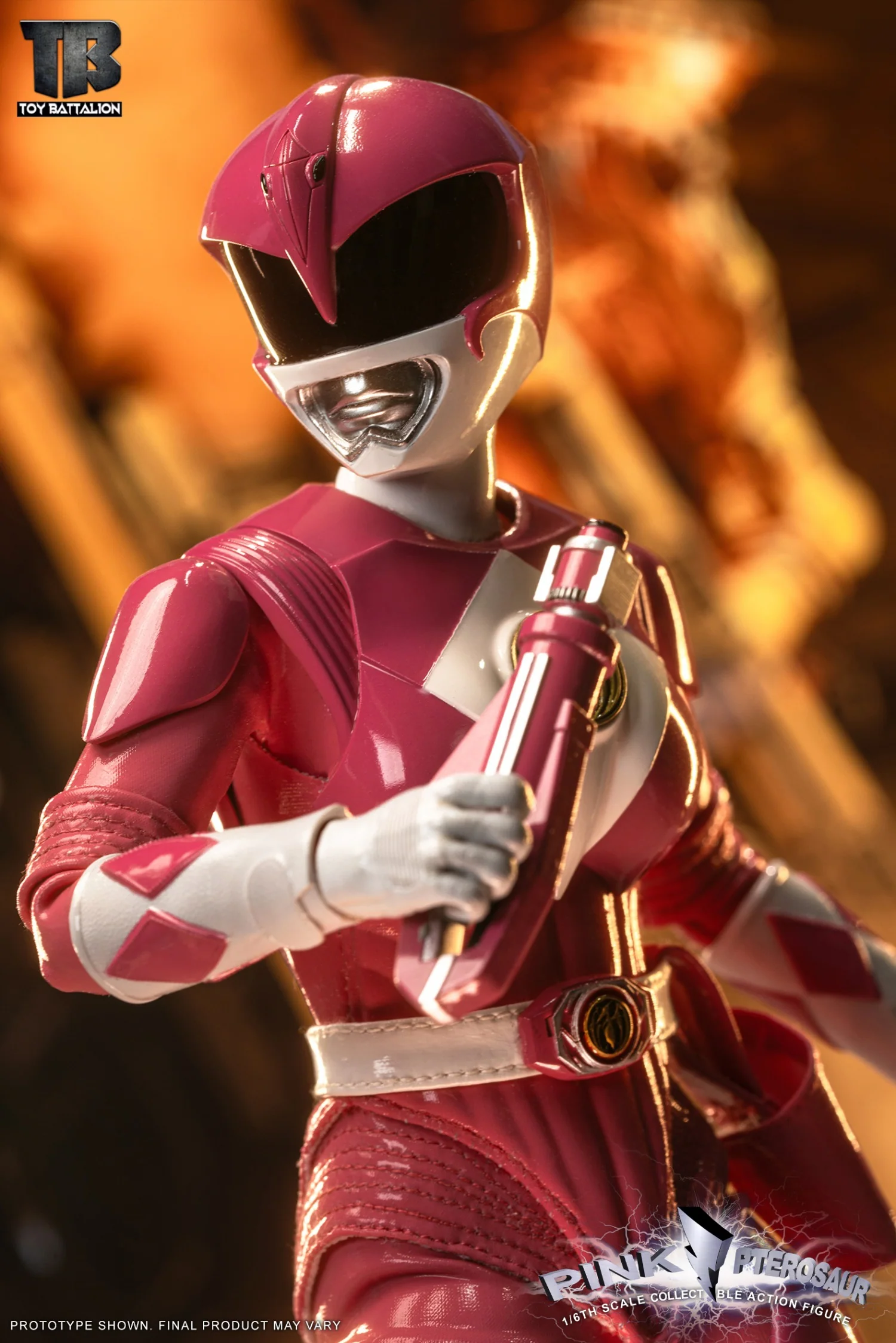 Toys Battalion TB017 Pink Pterosaur 1/6 Scale Action Figure - Image 6