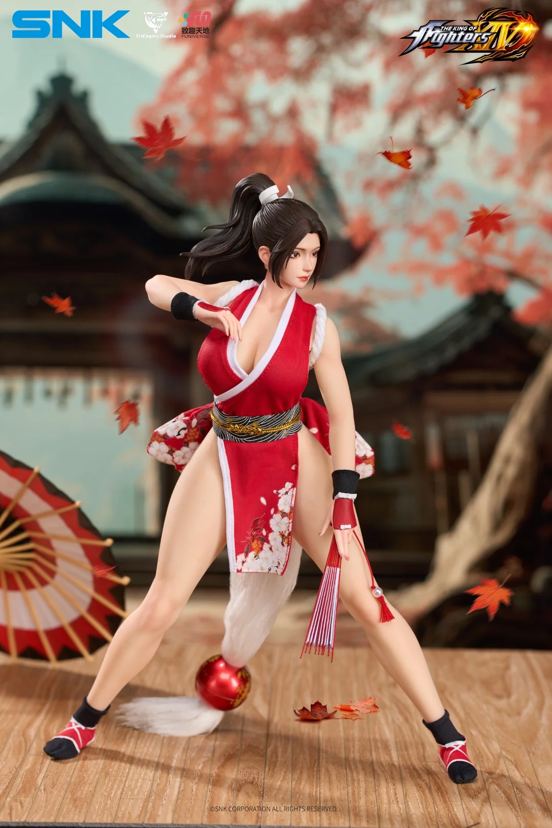 [PREORDER] TriEagles Studio Mai Shiranui 1/6 Figure - King of Fighters XIV - Image 4
