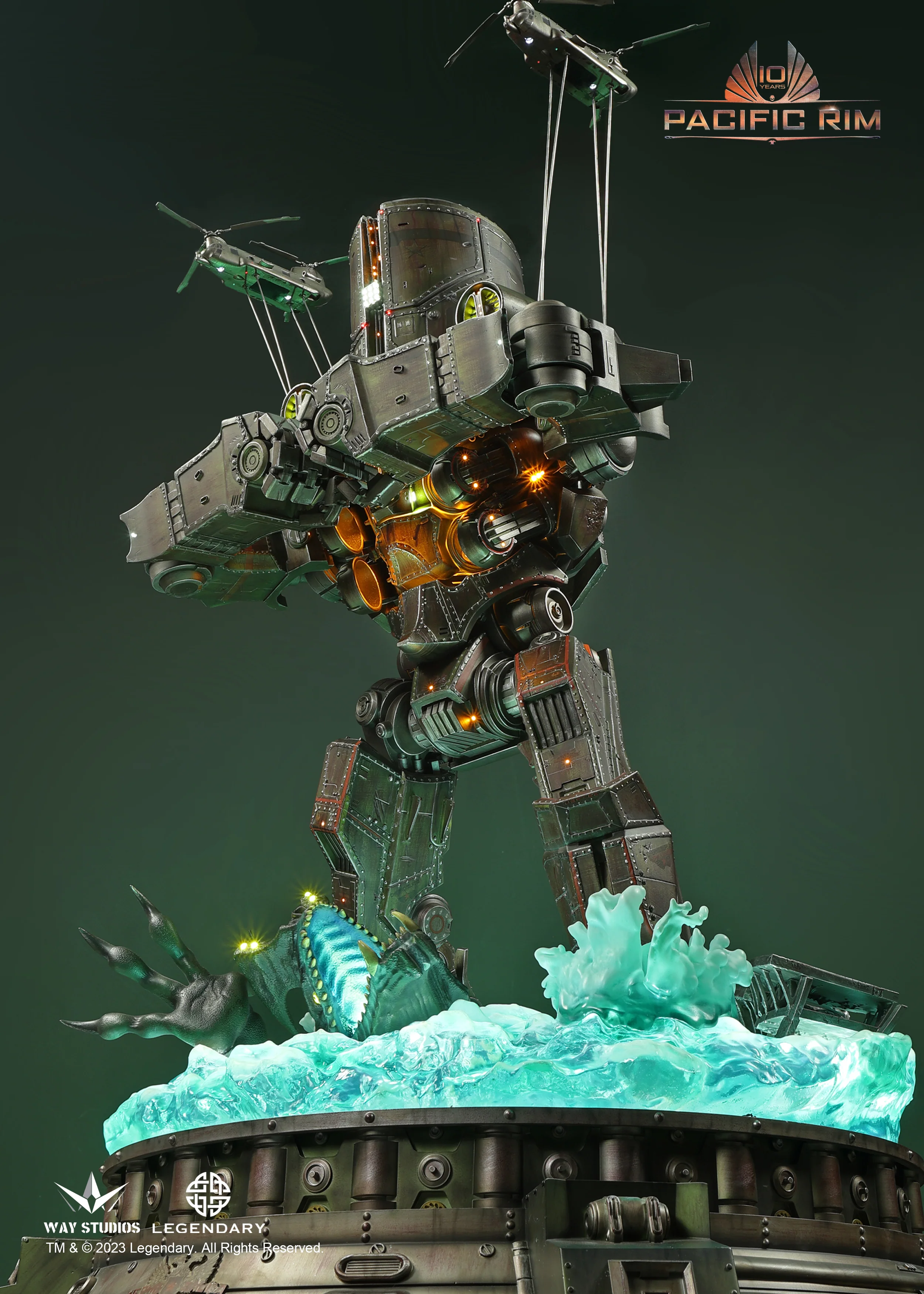WayStudios Pacific Rim Cherno Alpha Jaeger Statue - Image 10