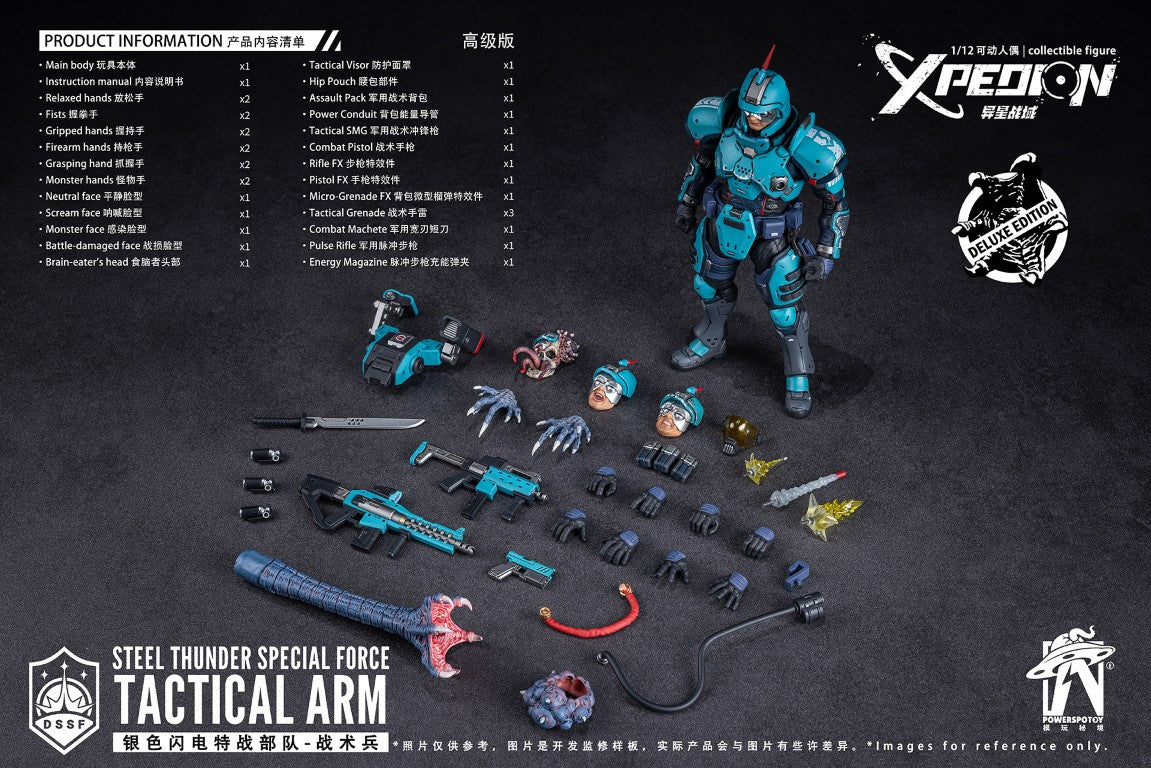 XPEDION Steel Thunder Special Force (Tactical Arm) 1/12 Action Figure - Image 9