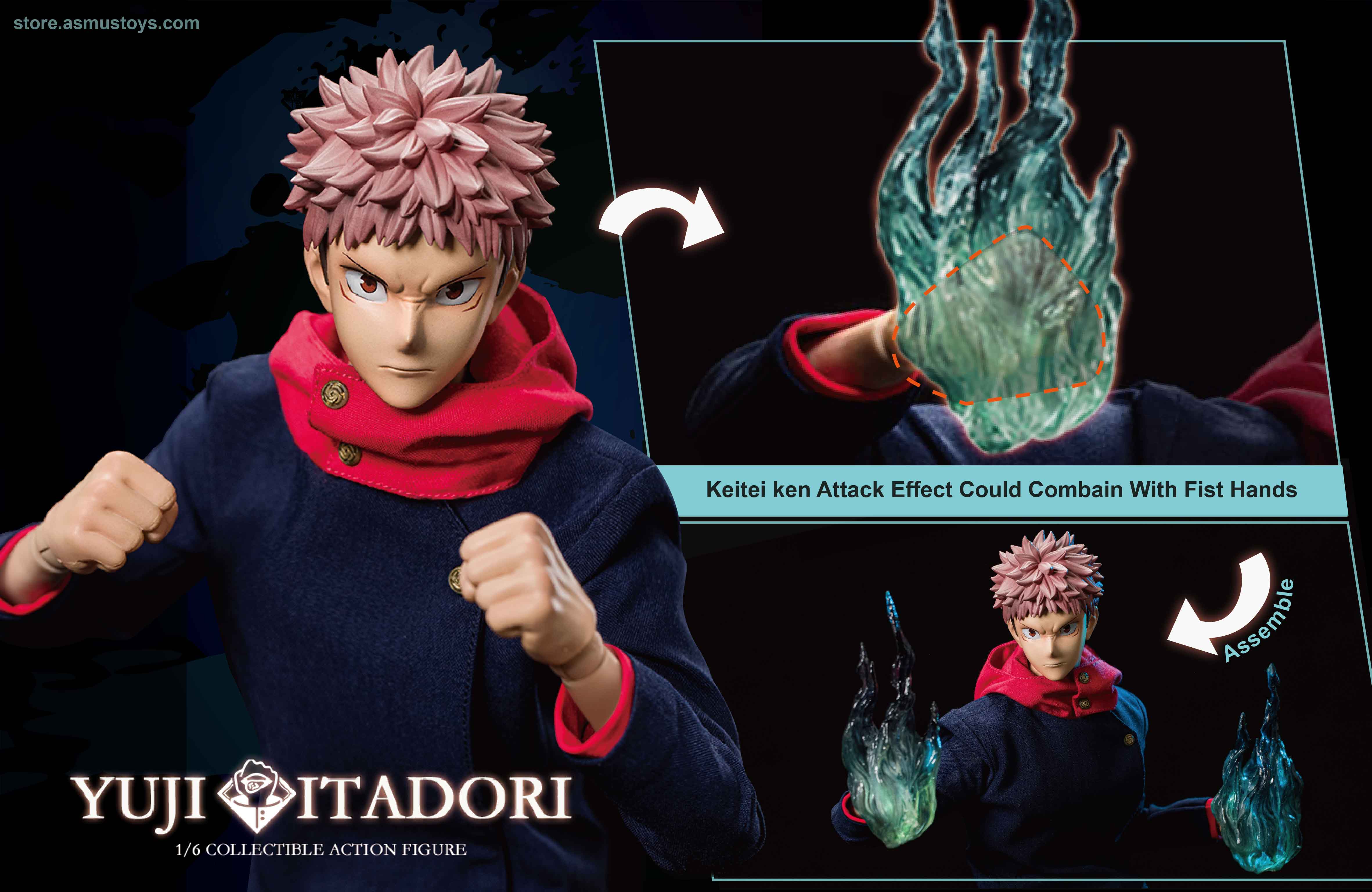 [PREORDER] Asmus Toys Yuji Itadori - Jujutsu Kaisen 1/6 Scale Collectible Action Figure - Image 14